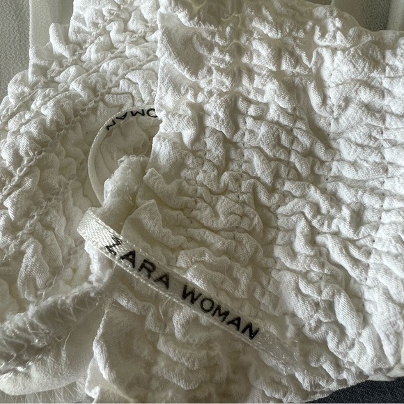 Zara off the shoulder ruffled top - Picture 4 of 4